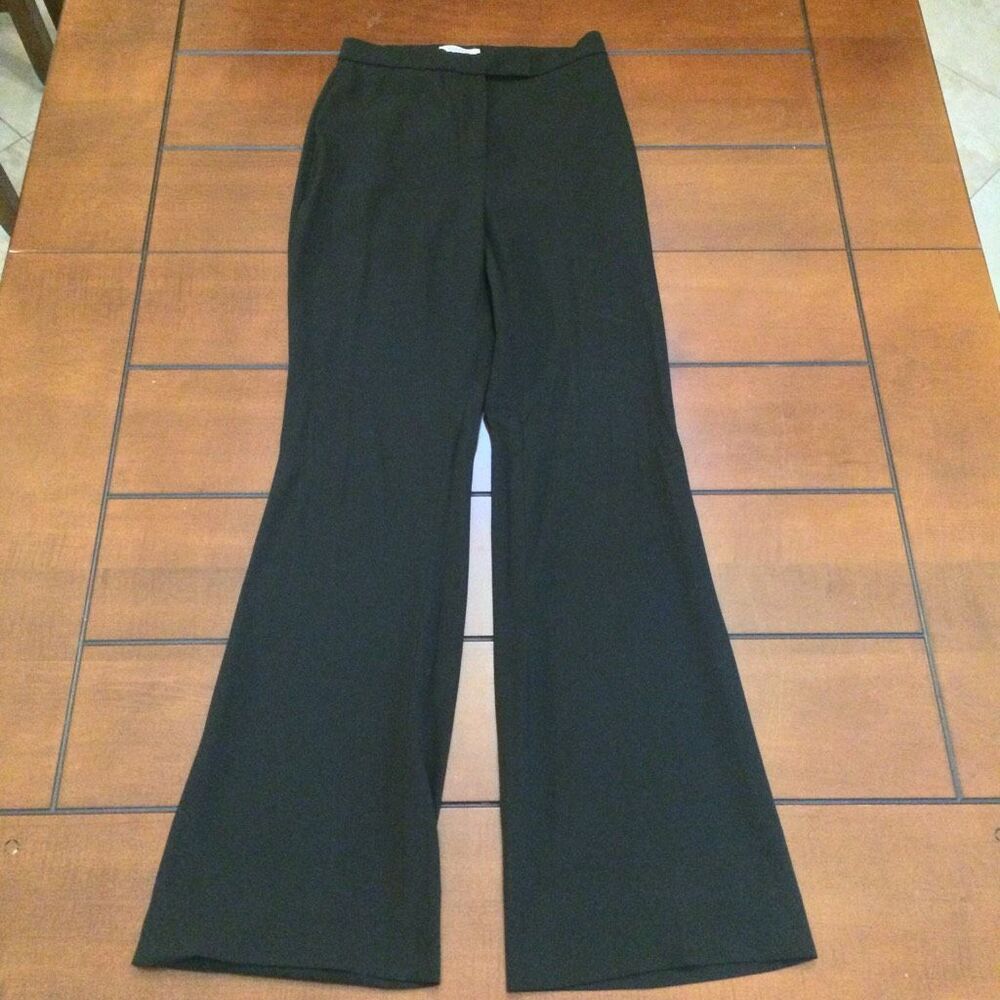Babaton wide leg black pants size 2